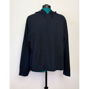 Nike Yoga Dri-Fit Hoodie Women’s Medium Black Lightweight Activewear Training At